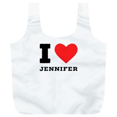 I Love Jennifer  Full Print Recycle Bag (xl)