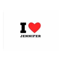 I Love Jennifer  Premium Plush Fleece Blanket (mini) by ilovewhateva