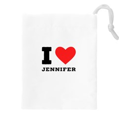 I Love Jennifer  Drawstring Pouch (4xl)