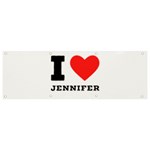 I love Jennifer  Banner and Sign 9  x 3  Front