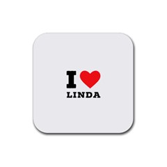 I Love Linda  Rubber Coaster (square)