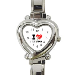 I Love Linda  Heart Italian Charm Watch by ilovewhateva