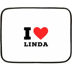 I Love Linda  One Side Fleece Blanket (mini) by ilovewhateva