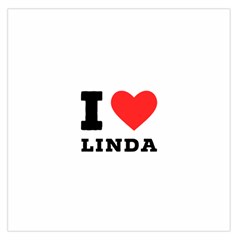 I Love Linda  Square Satin Scarf (36  X 36 ) by ilovewhateva