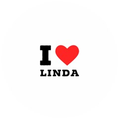 I Love Linda  Wooden Puzzle Round