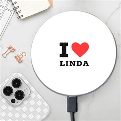 I Love Linda  Wireless Fast Charger(white) by ilovewhateva