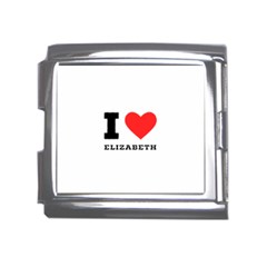 I Love Elizabeth  Mega Link Italian Charm (18mm) by ilovewhateva