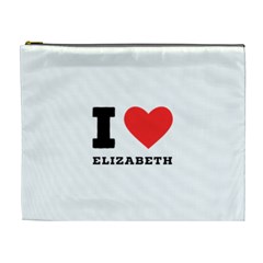 I Love Elizabeth  Cosmetic Bag (xl) by ilovewhateva