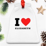 I love Elizabeth  Bell Ornament (Two Sides) Front