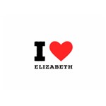 I love Elizabeth  Premium Plush Fleece Blanket (Extra Small) 40 x30  Blanket Front