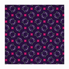 Geometric Pattern Retro Style Background Medium Glasses Cloth by Ravend