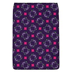 Geometric Pattern Retro Style Background Removable Flap Cover (l) by Ravend