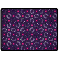 Geometric Pattern Retro Style Background Fleece Blanket (large) by Ravend