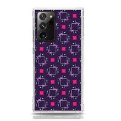 Geometric Pattern Retro Style Background Samsung Galaxy Note 20 Ultra Tpu Uv Case by Ravend