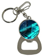 Background Patterns Geometric Glass Mirrors Bottle Opener Key Chain by Ravend