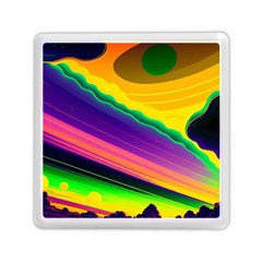 Jupiter Clouds Dan Mumford Stars Yellow Planets Memory Card Reader (square) by Ravend