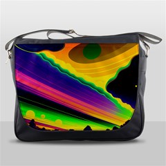 Jupiter Clouds Dan Mumford Stars Yellow Planets Messenger Bag by Ravend