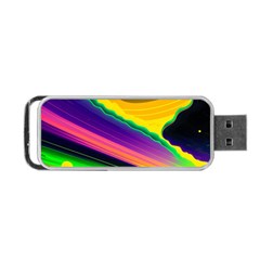 Jupiter Clouds Dan Mumford Stars Yellow Planets Portable Usb Flash (two Sides) by Ravend