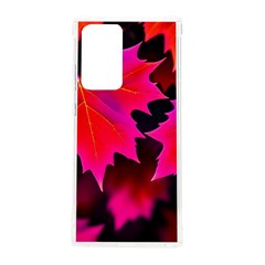 Leaves Purple Autumn Evening Sun Abstract Samsung Galaxy Note 20 Ultra Tpu Uv Case by Ravend