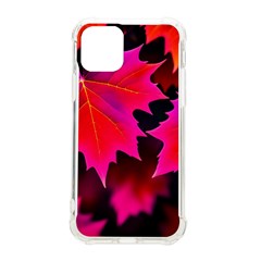 Leaves Purple Autumn Evening Sun Abstract Iphone 11 Pro 5 8 Inch Tpu Uv Print Case by Ravend