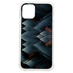 Background Pattern Geometric Glass Mirrors Iphone 12 Mini Tpu Uv Print Case	