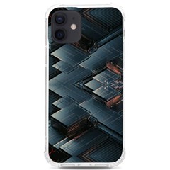 Background Pattern Geometric Glass Mirrors Iphone 12/12 Pro Tpu Uv Print Case by Ravend