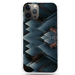 Background Pattern Geometric Glass Mirrors Iphone 12 Pro Max Tpu Uv Print Case