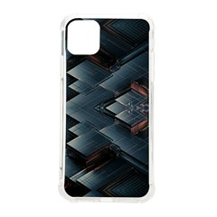 Background Pattern Geometric Glass Mirrors Iphone 11 Pro Max 6 5 Inch Tpu Uv Print Case by Ravend