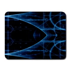 Technology Digital Business Polygon Geometric Small Mousepad by Ravend