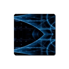 Technology Digital Business Polygon Geometric Square Magnet