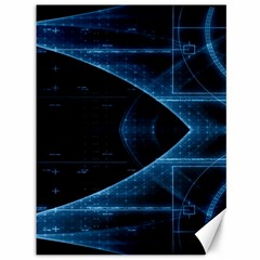 Technology Digital Business Polygon Geometric Canvas 36  X 48  by Ravend