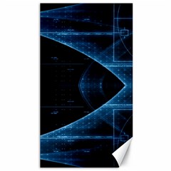 Technology Digital Business Polygon Geometric Canvas 40  X 72  by Ravend