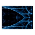 Technology Digital Business Polygon Geometric One Side Fleece Blanket (Small) 50 x40  Blanket Front