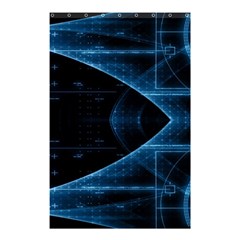 Technology Digital Business Polygon Geometric Shower Curtain 48  X 72  (small)  by Ravend