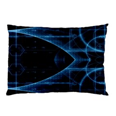 Technology Digital Business Polygon Geometric Pillow Case (two Sides) by Ravend