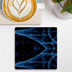 Technology Digital Business Polygon Geometric Uv Print Square Tile Coaster  by Ravend