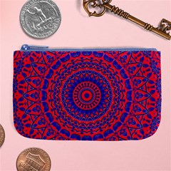 Background Wallpaper Geometric Digital Art Large Coin Purse by Ravend