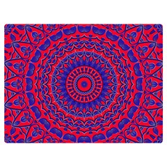 Background Wallpaper Geometric Digital Art One Side Premium Plush Fleece Blanket (extra Small)