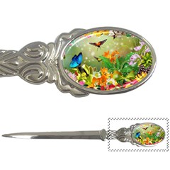 Floral Flowers Nature Plants Decorative Design Letter Opener by Ravend