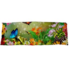 Floral Flowers Nature Plants Decorative Design Body Pillow Case Dakimakura (two Sides) by Ravend