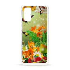 Floral Flowers Nature Plants Decorative Design Samsung Galaxy S20 6 2 Inch Tpu Uv Case by Ravend