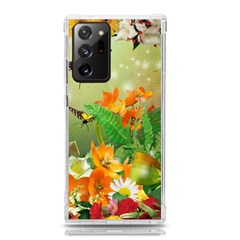 Floral Flowers Nature Plants Decorative Design Samsung Galaxy Note 20 Ultra Tpu Uv Case by Ravend