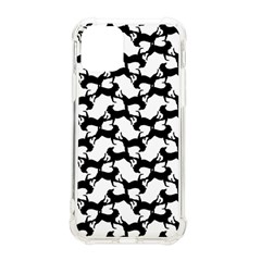 Playful Pups Black And White Pattern Iphone 11 Pro 5 8 Inch Tpu Uv Print Case by dflcprintsclothing