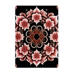 Floral Pattern Flowers Spiral Pattern Beautiful A5 Acrylic Clipboard Back