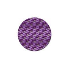 Pattern Seamless Design Decorative Hexagon Shapes Golf Ball Marker by Ravend