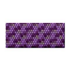 Pattern Seamless Design Decorative Hexagon Shapes Hand Towel by Ravend