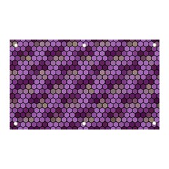 Pattern Seamless Design Decorative Hexagon Shapes Banner And Sign 5  X 3  by Ravend