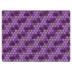 Pattern Seamless Design Decorative Hexagon Shapes Premium Plush Fleece Blanket (extra Small)