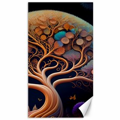 Trees Dream Art Intricate Patterns Digital Nature Canvas 40  X 72  by Ravend