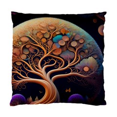 Trees Dream Art Intricate Patterns Digital Nature Standard Cushion Case (two Sides) by Ravend